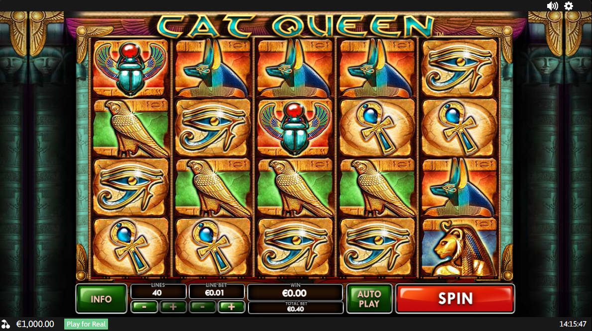 Cat Queen Slot - Interface - 12playme