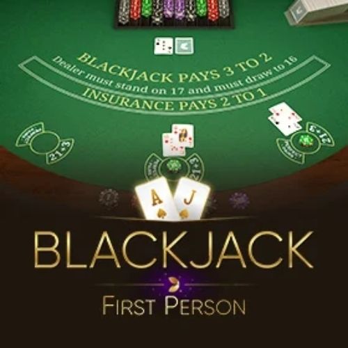 First Person Blackjack - Logo - 12playme