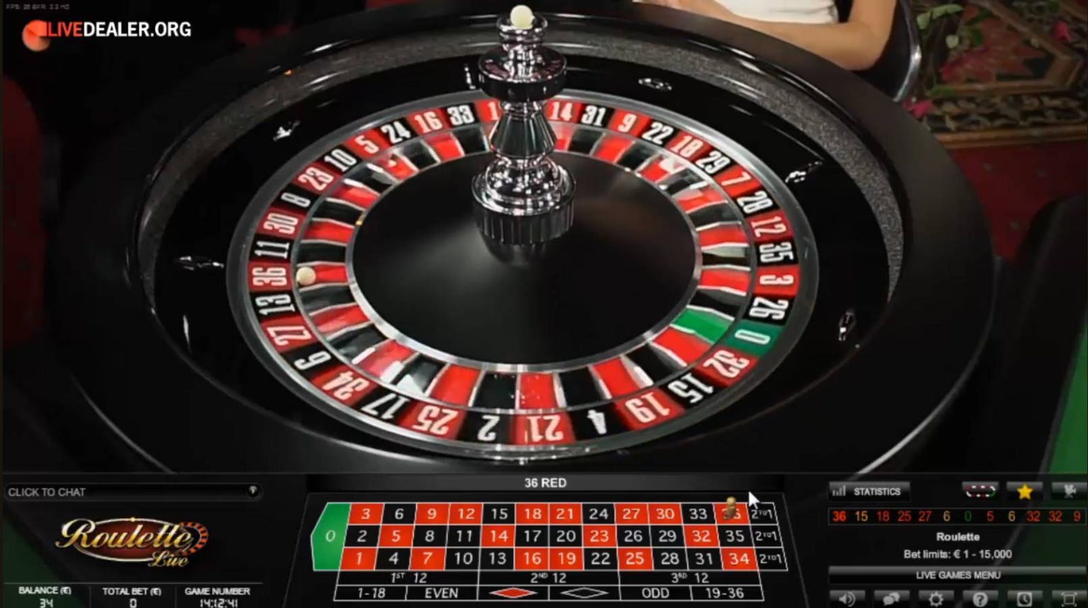 Roulette - Gameplay 2 - 12playme