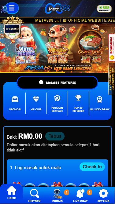 Meta888 - Homepage - 12playme