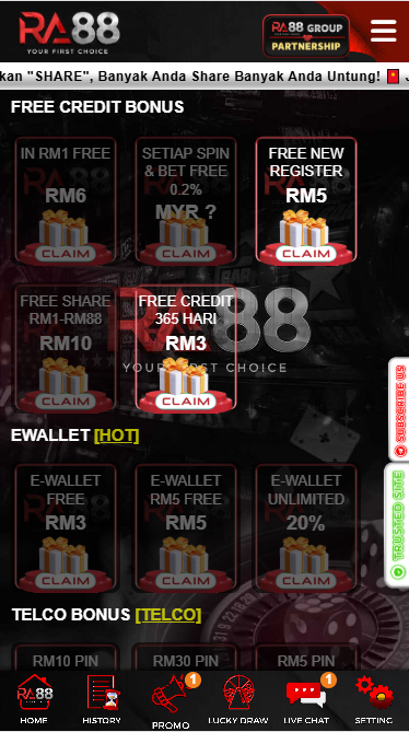 RA88 - Promotion - 12playme